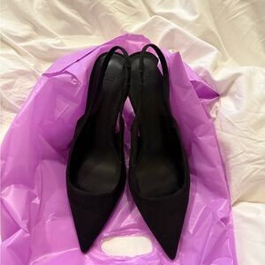 H&M Sling back Kitten Heel